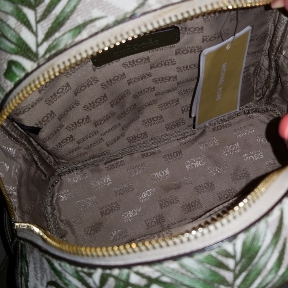 Michael Kors Tropical Patterned Backpack - image 4
